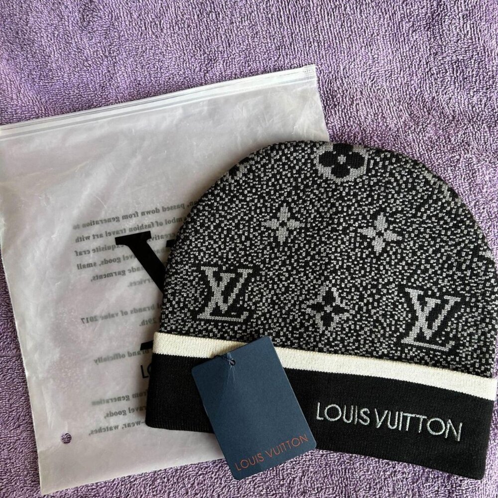 Dark gray/Black LV Beanie